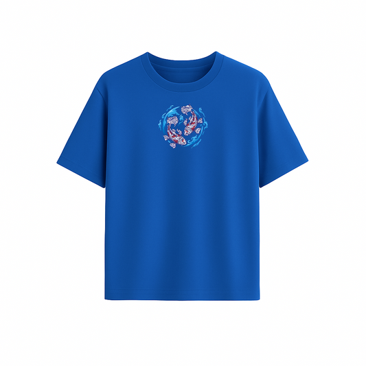 SEA LIFE OVERSIZED PRINTED T-SHIRT