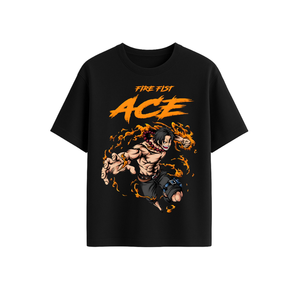 ACE 001 OVERSIZED PRINTED T-SHIRT