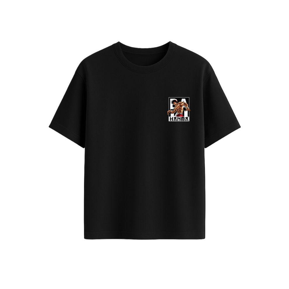 BAKI 001 OVERSIZED PRINTED T-SHIRT