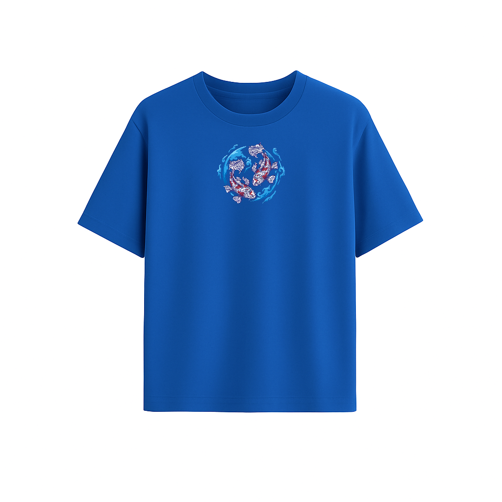 SEA LIFE OVERSIZED PRINTED T-SHIRT